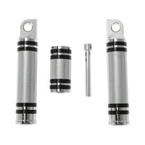 Unique Bargains Motorcycle Foot Pegs for Harley/Sportster 1200 883/Touring/Softai/Dyna Front Pedal Rear Pedal Footrests Footpeg Foot Pedal CNC Aluminum Alloy Black