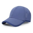 thumbnail image 2 of Nestiefly Quick Dry Hat Unstructured Athletic Baseball Cap Lightweight Running & Golf Cap for Women Men Blue One Size, 2 of 6