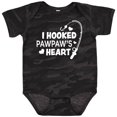thumbnail image 3 of Inktastic I Hooked Pawpaw's Heart with Fishing Rod Boys or Girls Baby Bodysuit, 3 of 5