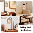 thumbnail image 5 of COTULIN Rattan Table Lamps Set of 2, 5 of 8