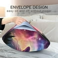 thumbnail image 7 of Wolf Satin Pillowcase for Hair and Skin Silk Pillowcase Soft Breathable Sleeping Pillow Covers Smooth Cooling Pillowcase with Envelope Closure Size Standard 20x40 in Home Decor Gifts, 7 of 7