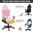 thumbnail image 6 of Xixirimido Gaming Chair Seat Cover Breathable Game Chair Slipcovers with Armrest Covers Non-slip Covers for Swivel Gaming Armchair, Ice Cream Print, 6 of 8