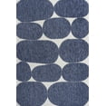 thumbnail image 2 of JONATHAN Y TUSCAN SUN 3 x 5 Area Rug, Rayna Geometric Organic Shapes - Navy/Cream, TSN305B-3, 2 of 6