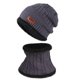 thumbnail image 2 of Conjunto de gorro de invierno para hombre y mujer, gorro y silenciador de punto grueso de terciopelo Wmkox8yii jkg6712, 2 of 2