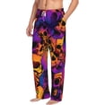 thumbnail image 2 of Daiia Skull Men's Sleep Pant with Pockets and Drawstring,Pajama Pants-Small, 2 of 9