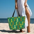 thumbnail image 6 of Daiia Pineapples1 Beach Travel Bag - Water-Resistant Beach Bag, Lightweight Tote with 7 Pockets for Women and Men - Gym,Pool,Camping,Reusable Grocery Bag, 6 of 7