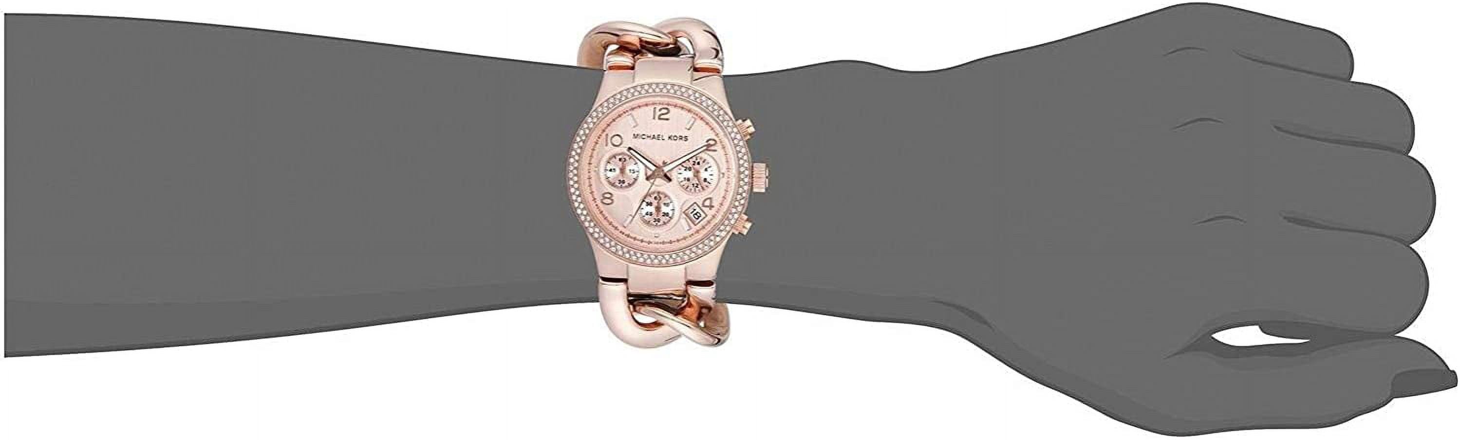 Michael Kors Women's Runway MK3247 Rose-Gold Stainless-Steel Japanese Quartz Fashion Watch