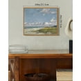 thumbnail image 5 of Drsoum Vintage Landscape Seascape Framed Canvas Wall Art Seaside Coastal Scenery Classic Hallway Kitchen Office Decor 8x10in Natural Framed, 5 of 6