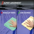 thumbnail image 6 of DSV Standard Premium Car Drying Towel - Chamois Cloth - Absorbent & Lint-Free 27.5"x17", 1 Pack, 6 of 7