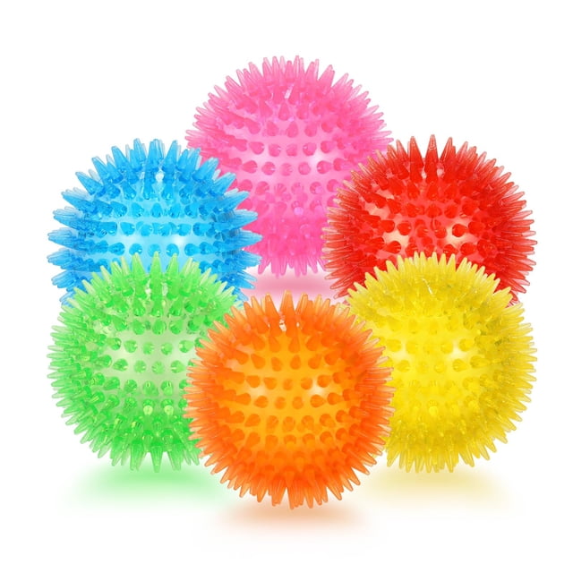 Pelotas de juguete para perros, paquete de 6, 9 cm, juguete flotante para piscina