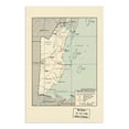 thumbnail image 7 of HISTORIX Vintage 1965 British Honduras Map Print - Vintage Road Map of Belize Poster - Old Railroad Map of British Honduras Wall Art Print, 7 of 7