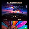 thumbnail image 4 of HOWENS 15.6 Inch 4K Portable Monitor 3840×2400 1500:1 350 Nits 60Hz USB-C External Display for Laptop Work from Home Gaming Travel Dual Screen MacBook Windows Plug and Play, 4 of 10