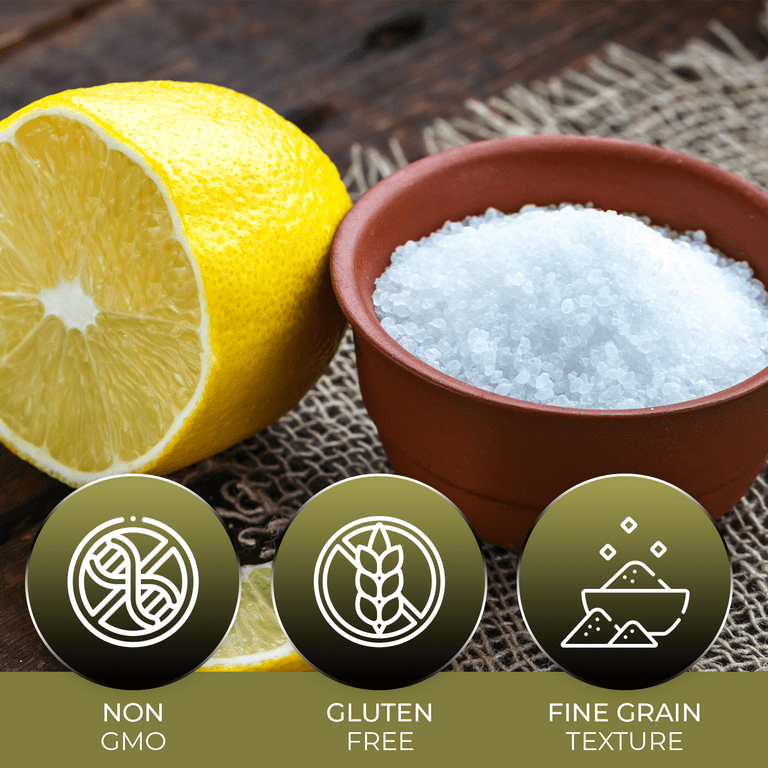 Citric Acid Powder 2 Lbs. 100% Pure Food Grade, Kosher, NON-GMO, For Cooking, Baking, Cleaning, Bath Bomb And Soap Making - Foto 3