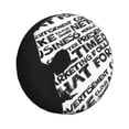 thumbnail image 1 of Waterproof Spare Wheel Cover, Online Chatting Adjustable Wheel Cover For Jeep Trailer Rv Suv Car, 17 Inch, 1 of 8