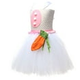 thumbnail image 5 of Toddler Girls Tulle Dress Ruffle Sleeveless Summer Baby Girl Fashion Tutu Dresses 2-6Y Easter Dresses for Toddler Girls Flower Girl Dress, 5 of 9