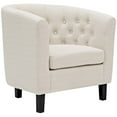 thumbnail image 2 of Modway Prospect Tufted Fabric Upholstered Armchair in Beige (Set of 2), 2 of 5