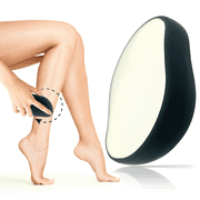 Nylea Hair Removal Eraser, Reusable Leg Hair Remover Painless Exfoliation, Easy to Use and Portable Magic Hair Removal Tool for Men and Women (Black)