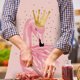 thumbnail image 4 of Delantal con estampado de pájaros y coronas, baberos de cocina impermeables de lino para chefs adultos Tmvgtek Para estrenar, 4 of 8
