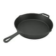 thumbnail image 4 of Poêle à Frire en Fonte, Répartition Uniforme de la Chaleur, pour Cuisson et Grillades en Camping Intérieur Extérieur Sans Revêtement, 4 of 7