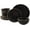 Black (Rockaway), variant on Rockaway 12-Piece Stoneware Dinnerware Set, Service for 4 – Modern Round Plates and Bowls, Dishwasher & Microwave Safe, Black
