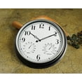 thumbnail image 4 of Reloj de pared Rsobl de 40 cm, impermeable, con termómetro e higrómetro, 4 of 7
