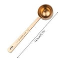 thumbnail image 3 of Stainless Steel Coffee And Measuring Spoon With Long Handle Ideal For Ground Coffee Loose Leaf Milk Frothing And Ingredients round Plate Mat Set round Coffee Table Mat Kitchen Mats for Table Table, 3 of 4