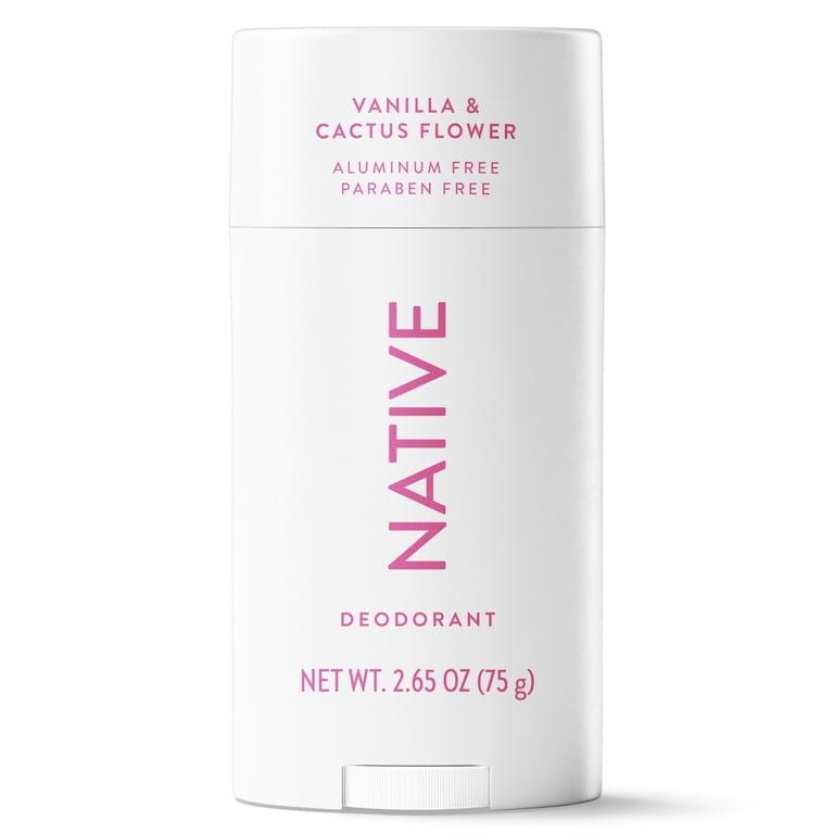 Native Deodorant Stick, Vanilla & Cactus Flower, 2.65oz - Walmart.com