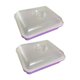 thumbnail image 5 of 2 bandejas para germinar semillas de jardín con tapa, bandeja para vivero, contenedor para germinar semillas. Violeta, 5 of 9