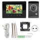 thumbnail image 2 of Timbre Con Vídeo, Llamada Con Un Toque, Adorno En Forma De Línea De Intercomunicador De Vídeo Para Exteriores Con Pantalla LCD Para El Hogar, 2 of 7