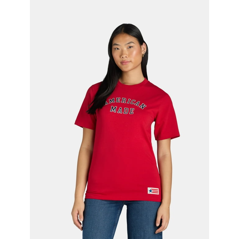 American Giant Unisex USA Made in America Tee Men s Sizes XS 3XL Walmart