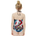thumbnail image 4 of Stay-Puft Ghostbusters Children's One-piece Swimwear Halterneck Swimsuit Summer Beach Girl's Bathing Suits Breathable Beachwear, 4 of 7
