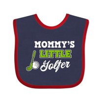 Inktastic Mommy's Little Golfer with Golf Club and Ball Boys or Girls Baby Bib
