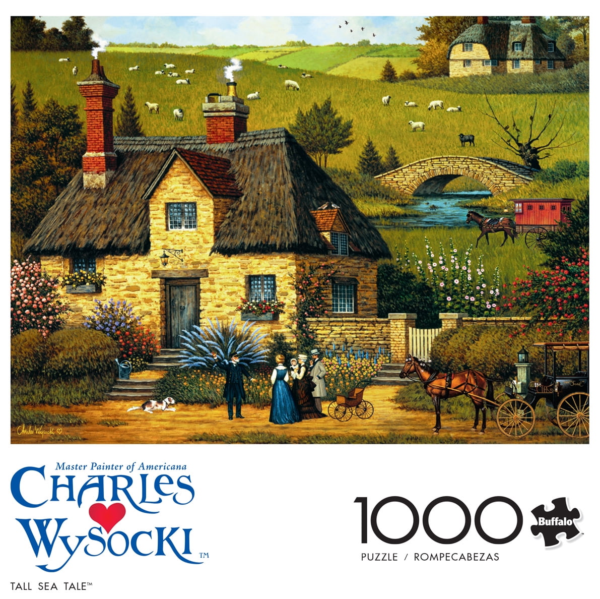 Buffalo Games - Charles Wysocki - Tall Sea Tale - 1000 Piece Jigsaw Puzzle