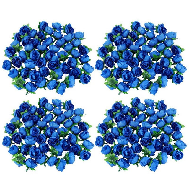 200 Rosas Artificiales, 3 cm de , Decoracion de La Boda, Azul Marino
