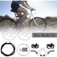 thumbnail image 2 of Kit de freno de mano izquierda/derecha de disco de bicicleta MTB, palanca de freno/palanca de cambios/Cable de cambio/juego de cambios/cable interior, 2 of 5