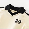 thumbnail image 4 of Fozruso Shirts and Shorts Sets for Kids Children's Short Sleeved Sports Set Baby Summer Academy T Shirt Little Boy Cotton Thin Suit Baby Two Piece Set,Sizes 18-24 Months(Beige), 4 of 6