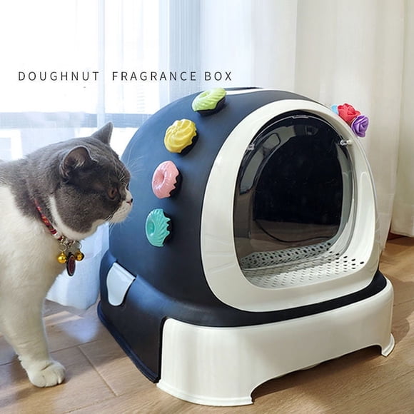 Pet Dog Cage Pet House Pet Cage Doughnut Shape Long Lasting Aromatic Pet House Deodorization Fragrance For Cat Litter Box 4pcs