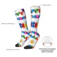 thumbnail image 5 of Women's Knee High Socks Happy Birthday Thermal Soft Knee Long Socks, 5 of 7