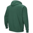 thumbnail image 3 of Men's Colosseum Green Miami Hurricanes Double Arch Pullover Hoodie, 3 of 3