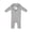 AC-Heather Grey, variant on Future Chef with Silverware and Hat Baby Romper Coveralls