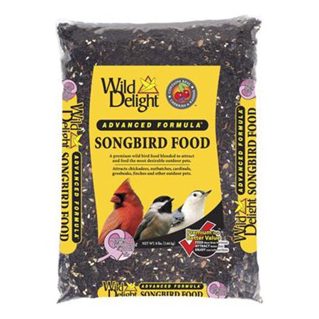 Wild Delight 377080 Songbird Food  8-Lbs. - Quantity 4