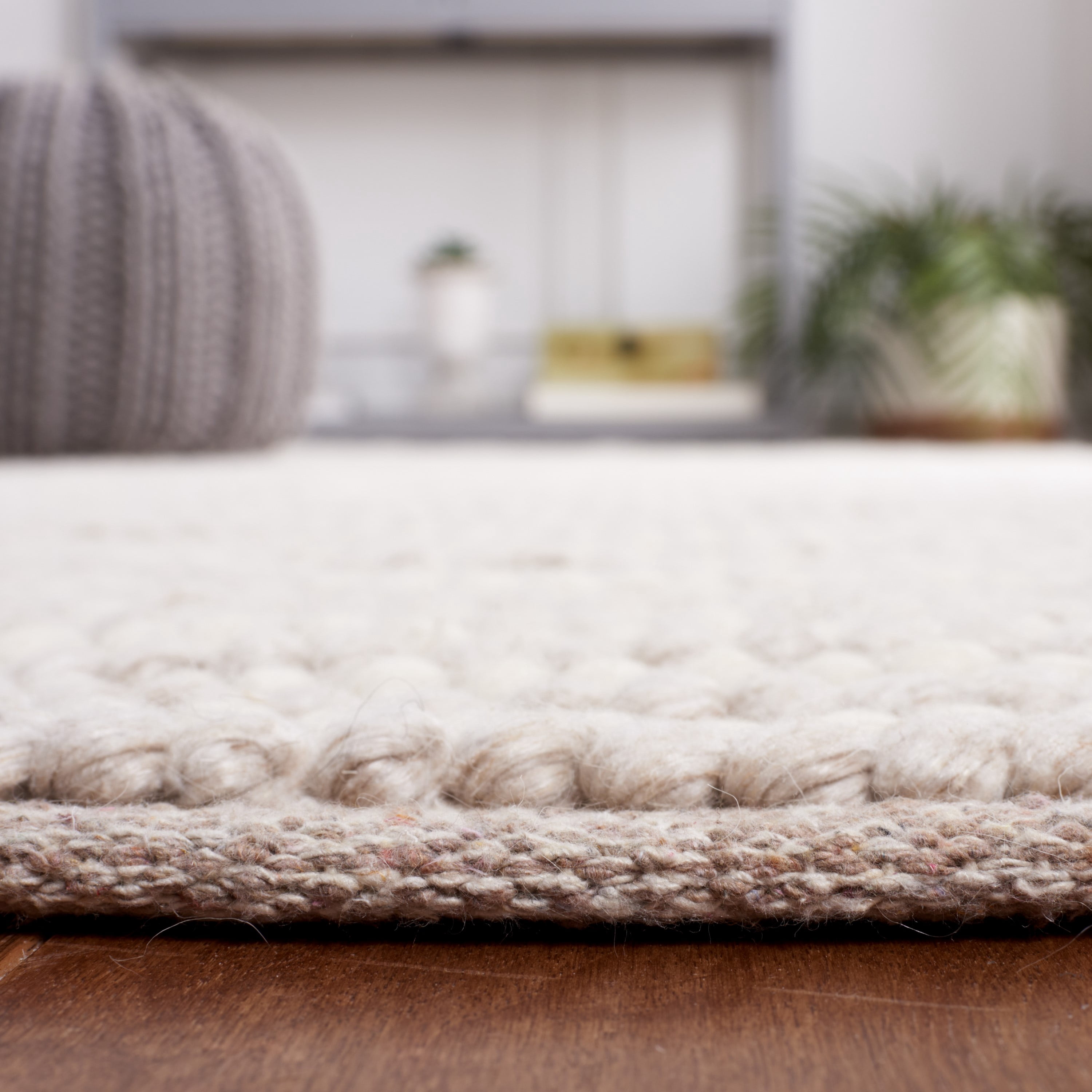 SAFAVIEH Martha Stewart Natura Striped Runner Rug, Ivory/Beige, 2'3" x 9'