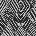 thumbnail image 1 of Ahgly Company Indoor Square Patterned Charcoal Black Area Rugs, 8' Square, 1 of 6