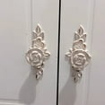 thumbnail image 4 of Rose Handle Drawer Pulls Kitchen Cabinets Rose Door Knob Flower Drawer Pull Euro Rose Door Handle, 4 of 6