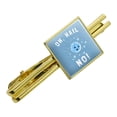 thumbnail image 1 of Oh Hail No Hell Funny Humor Square Tie Bar Clip Clasp Tack- Silver or Gold, 1 of 5