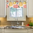 thumbnail image 2 of Yayeee Kitchen Valance Rod Pocket 54" x 18" Living Room Window Curtain, Candy Lemon Slices, 2 of 6
