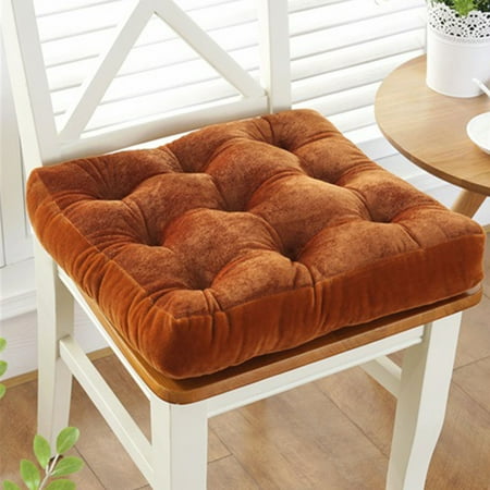 

VALSEEL Clearance Winter Thickened Non Slip Cotton Chair Cushion Student Stool Warm Cushion Tatami Chair Cushion Car Booster Seat Cushion