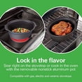 thumbnail image 2 of Hamilton Beach, Stay or Go Programmable Slow Cooker, Portable Stovetop Sear & Cook, 6 Quart, Lid Lock, Silver (33663), 2 of 5