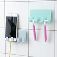 thumbnail image 3 of Phone Charging Holder Hook Socket Strong Sticky Adhesive Cell Phones Stand Rack Bathroom Hanging Shelf Razor Hanger, 3 of 10