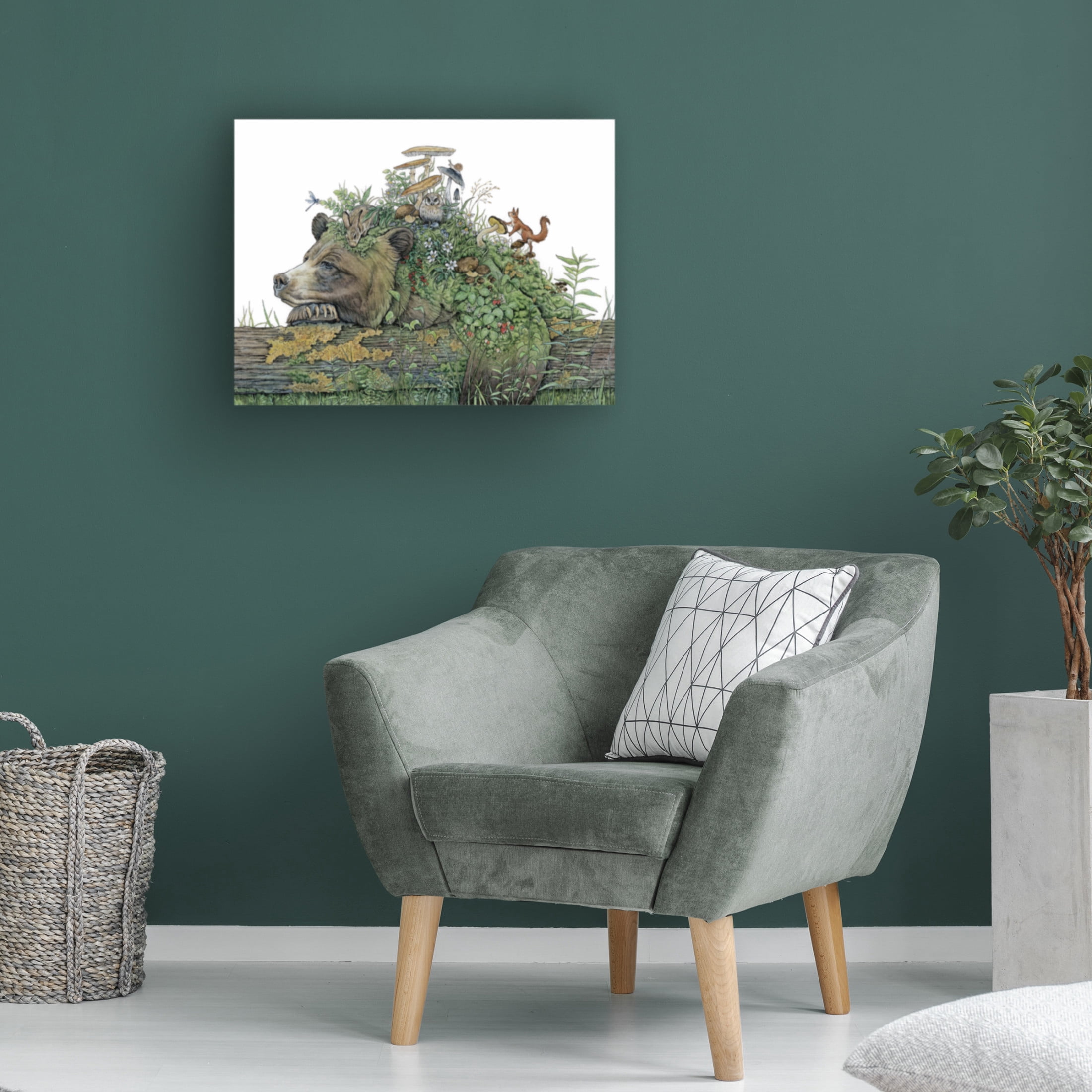 Trademark Fine Art Lea Chaillaud All As One Canvas Wall Art